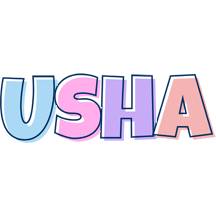 Usha pastel logo