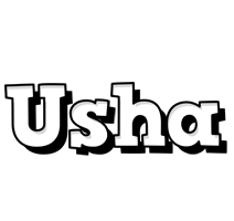 Usha snowing logo