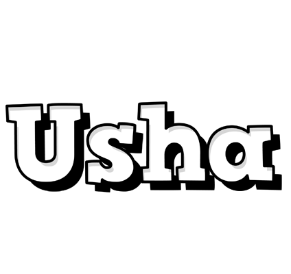 Usha snowing logo