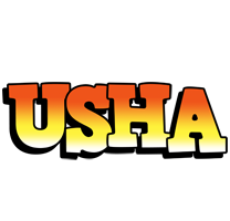 Usha sunset logo