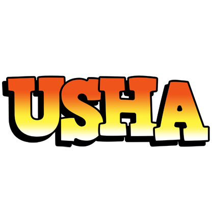 Usha sunset logo