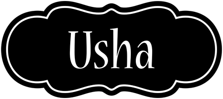 Usha welcome logo