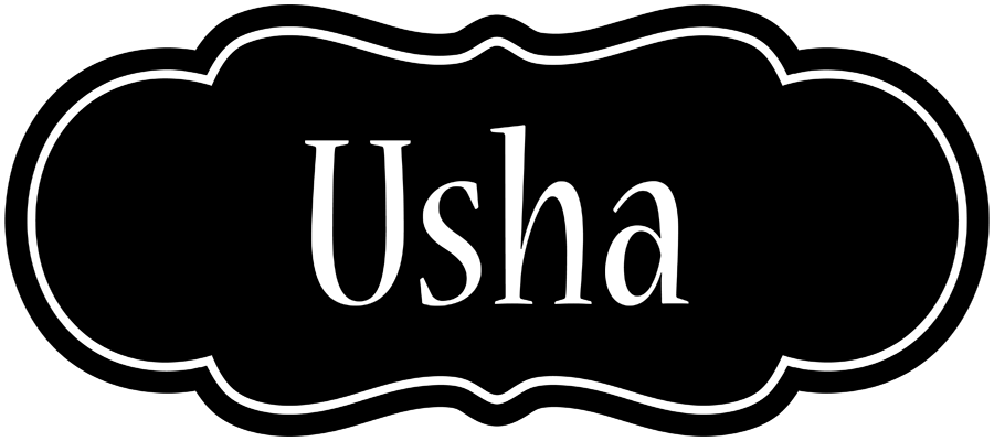 Usha welcome logo