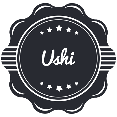 Ushi badge logo