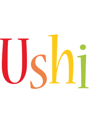 Ushi birthday logo