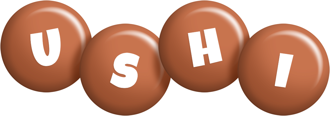 Ushi candy-brown logo