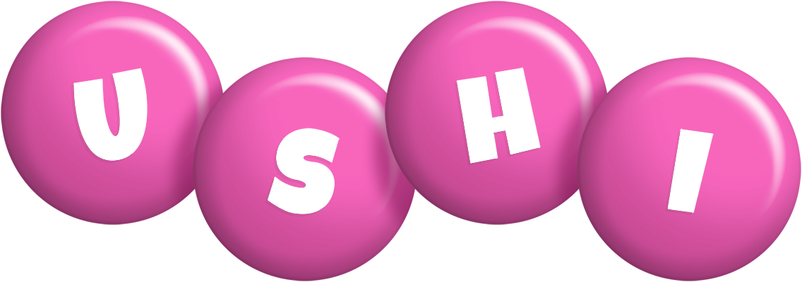 Ushi candy-pink logo