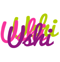 Ushi flowers logo