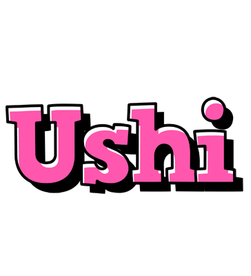 Ushi girlish logo