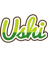 Ushi golfing logo