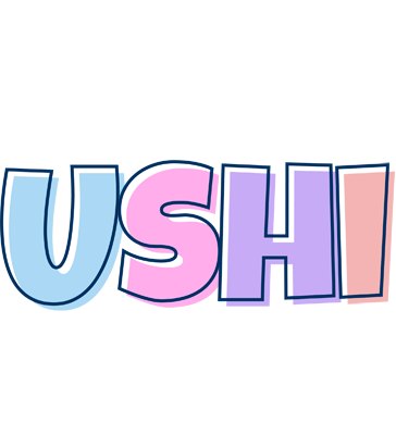 Ushi pastel logo