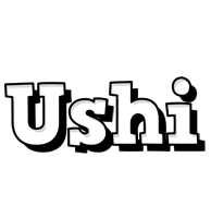 Ushi snowing logo