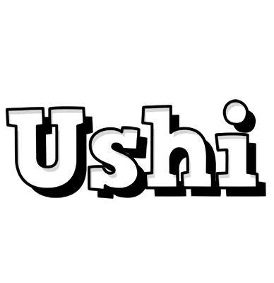 Ushi snowing logo