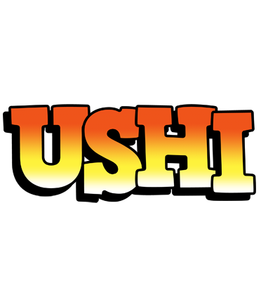 Ushi sunset logo
