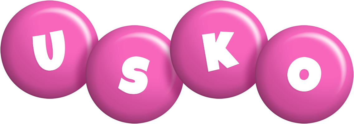 Usko candy-pink logo