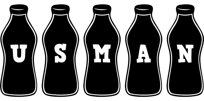 Usman bottle logo