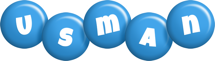 Usman candy-blue logo