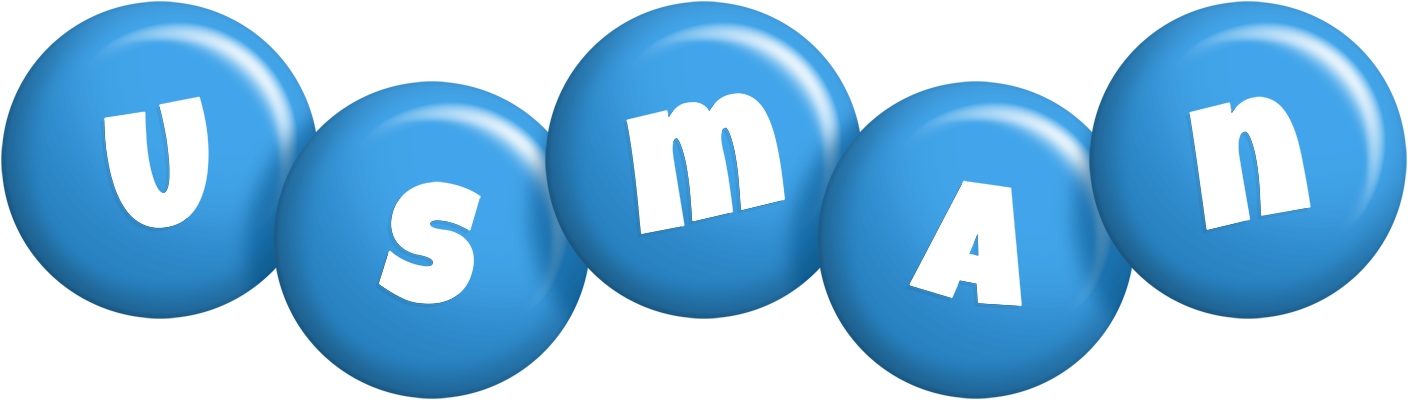 Usman candy-blue logo