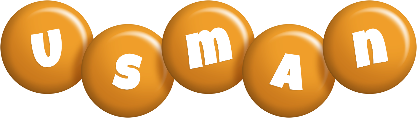 Usman candy-orange logo