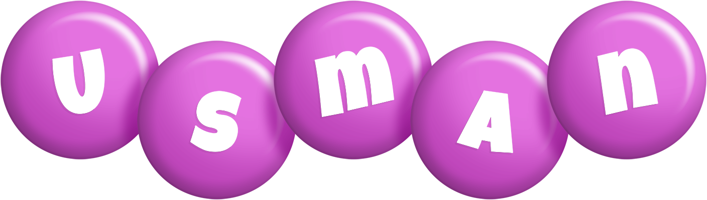 Usman candy-purple logo