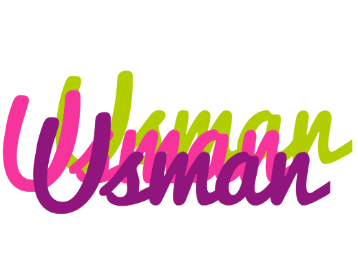 Usman flowers logo