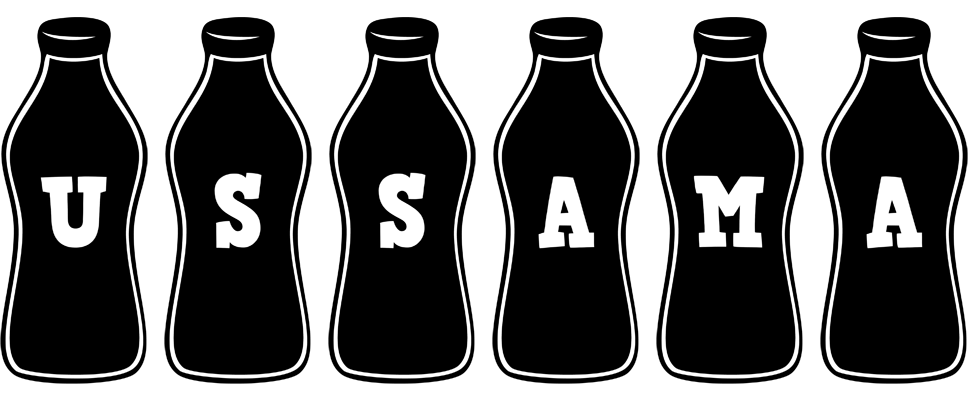 Ussama bottle logo