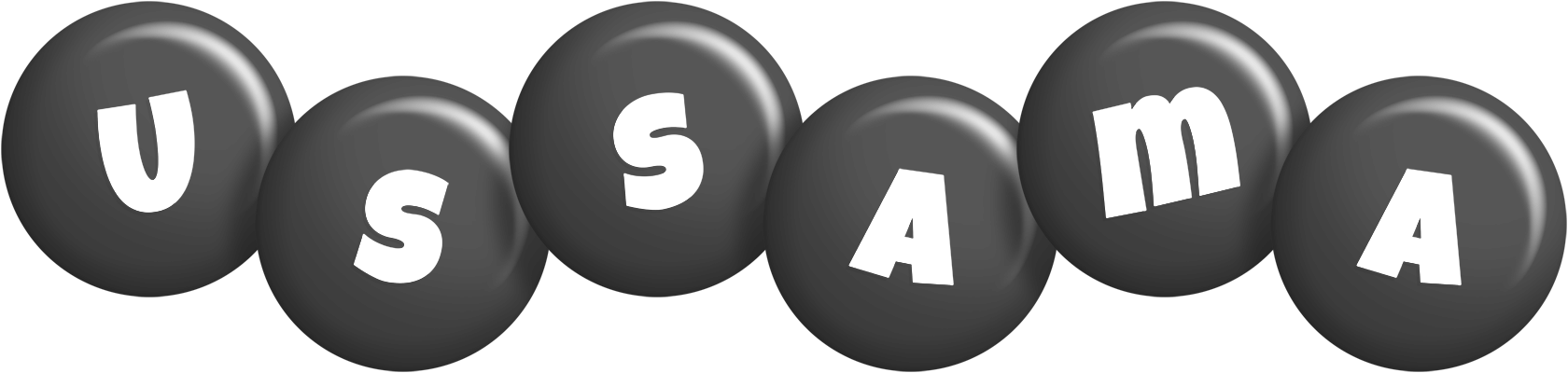 Ussama candy-black logo