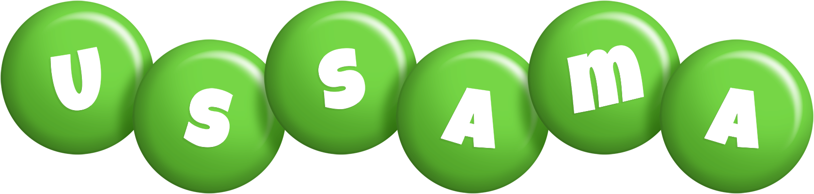 Ussama candy-green logo