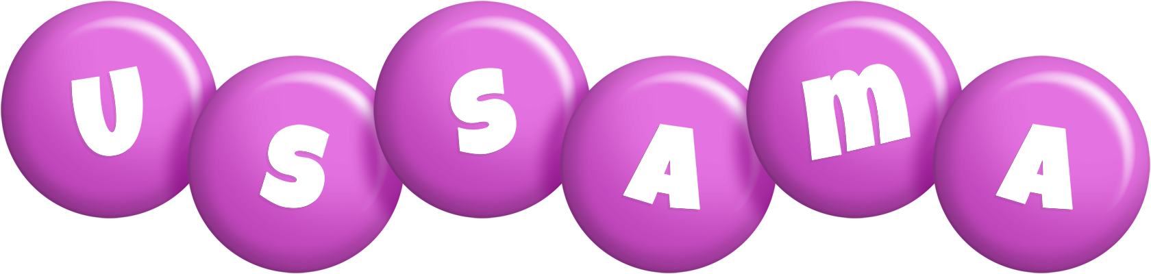 Ussama candy-purple logo