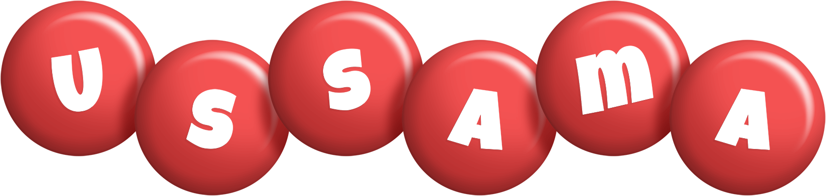 Ussama candy-red logo
