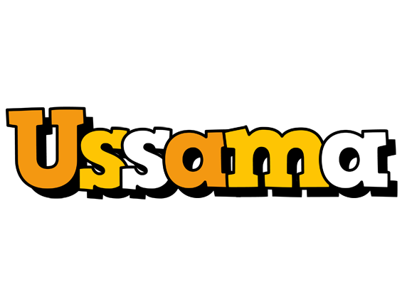 Ussama cartoon logo