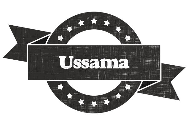 Ussama grunge logo
