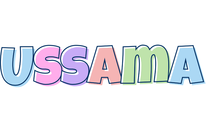 Ussama pastel logo