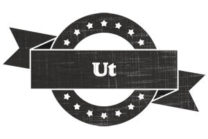 Ut grunge logo