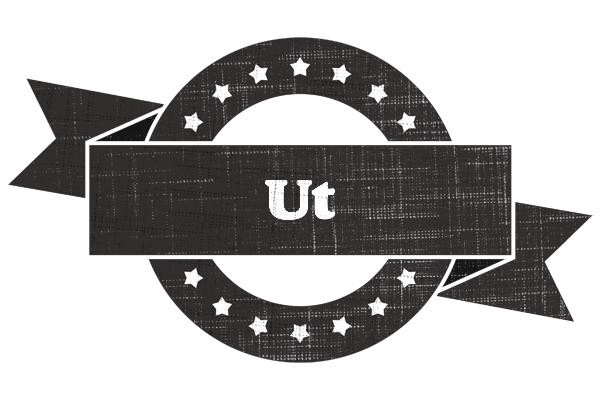 Ut grunge logo
