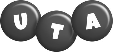 Uta candy-black logo