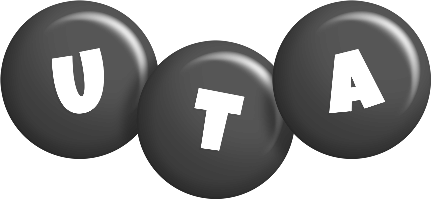 Uta candy-black logo