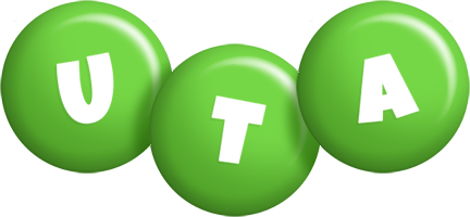 Uta candy-green logo