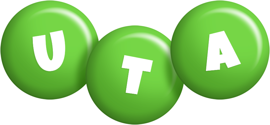 Uta candy-green logo