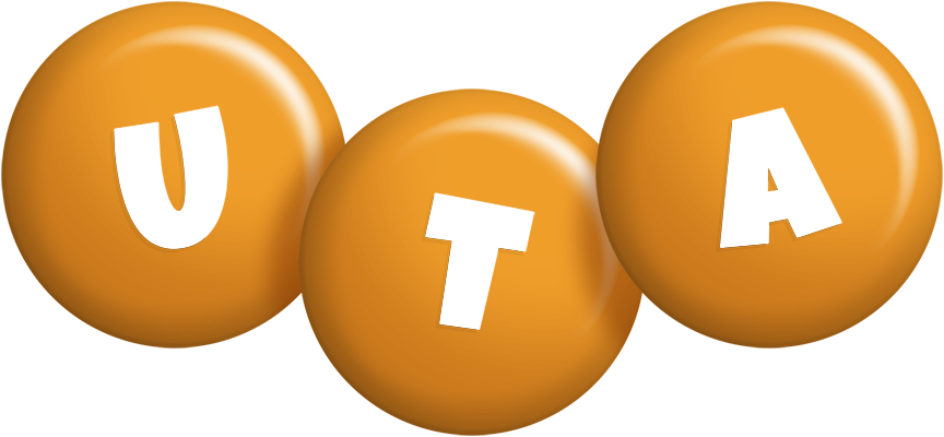 Uta candy-orange logo