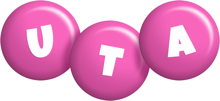 Uta candy-pink logo