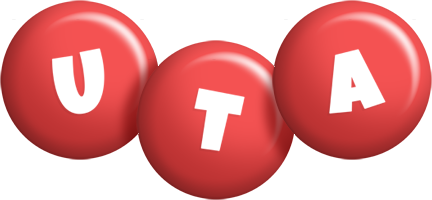 Uta candy-red logo