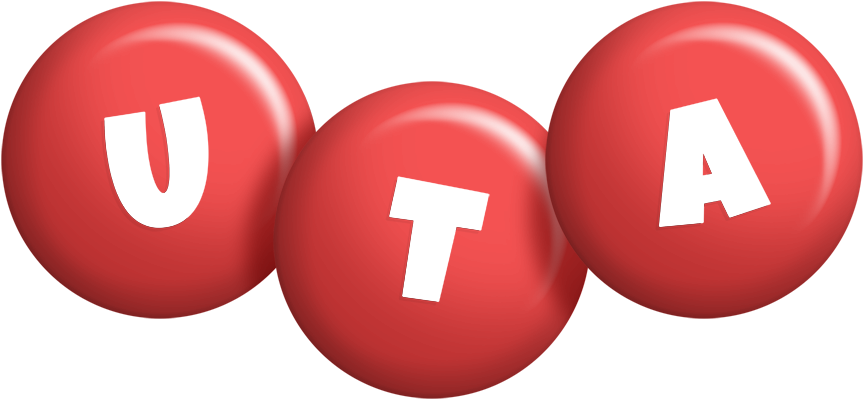 Uta candy-red logo
