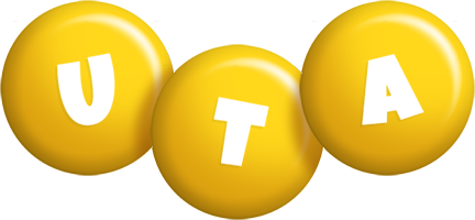 Uta candy-yellow logo