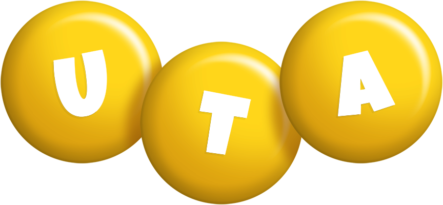 Uta candy-yellow logo