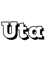 Uta snowing logo