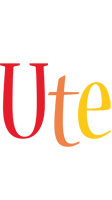 Ute birthday logo