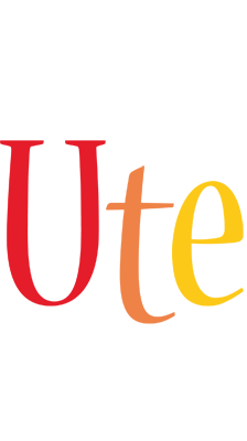 Ute birthday logo