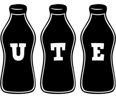 Ute bottle logo