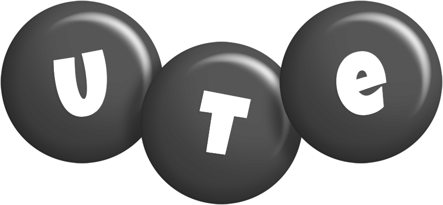 Ute candy-black logo